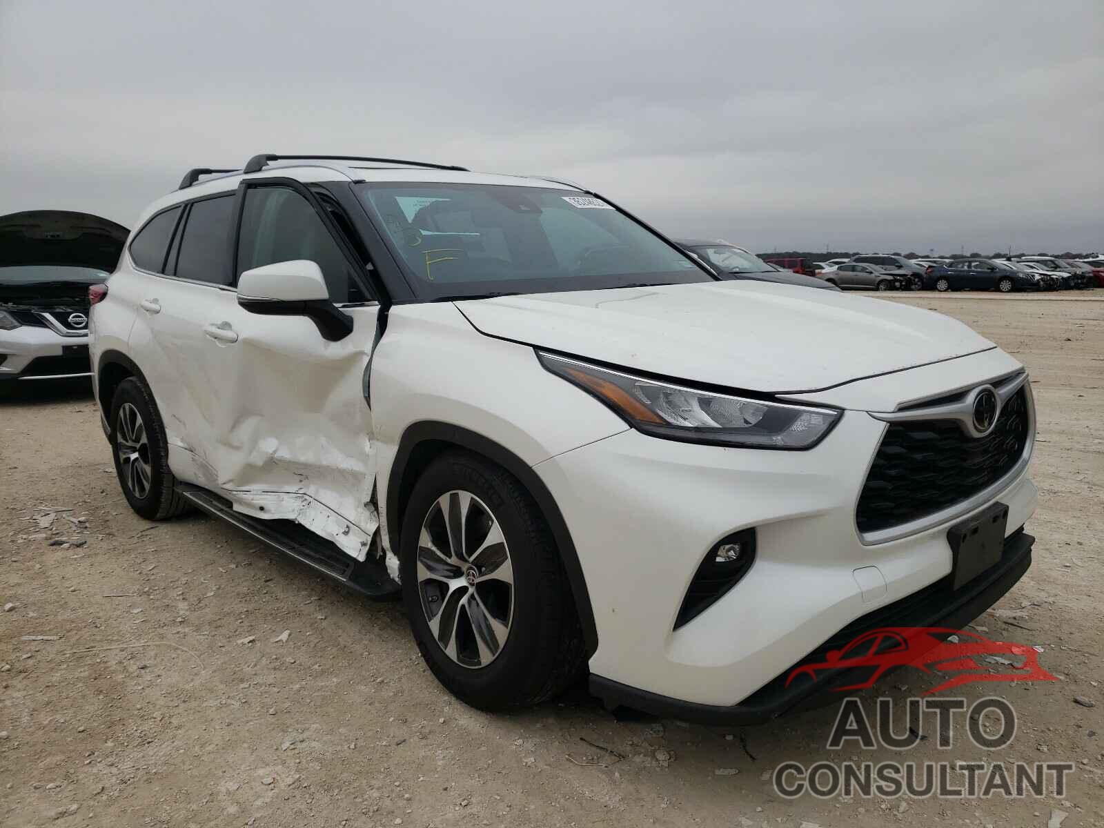 TOYOTA HIGHLANDER 2020 - 5TDGZRAH5LS017777