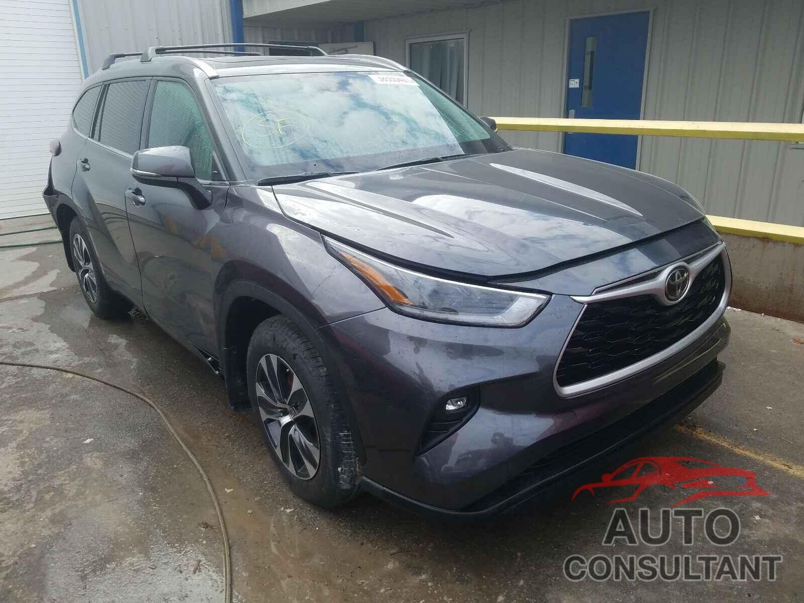 TOYOTA HIGHLANDER 2021 - 5TDGZRAH3MS036328