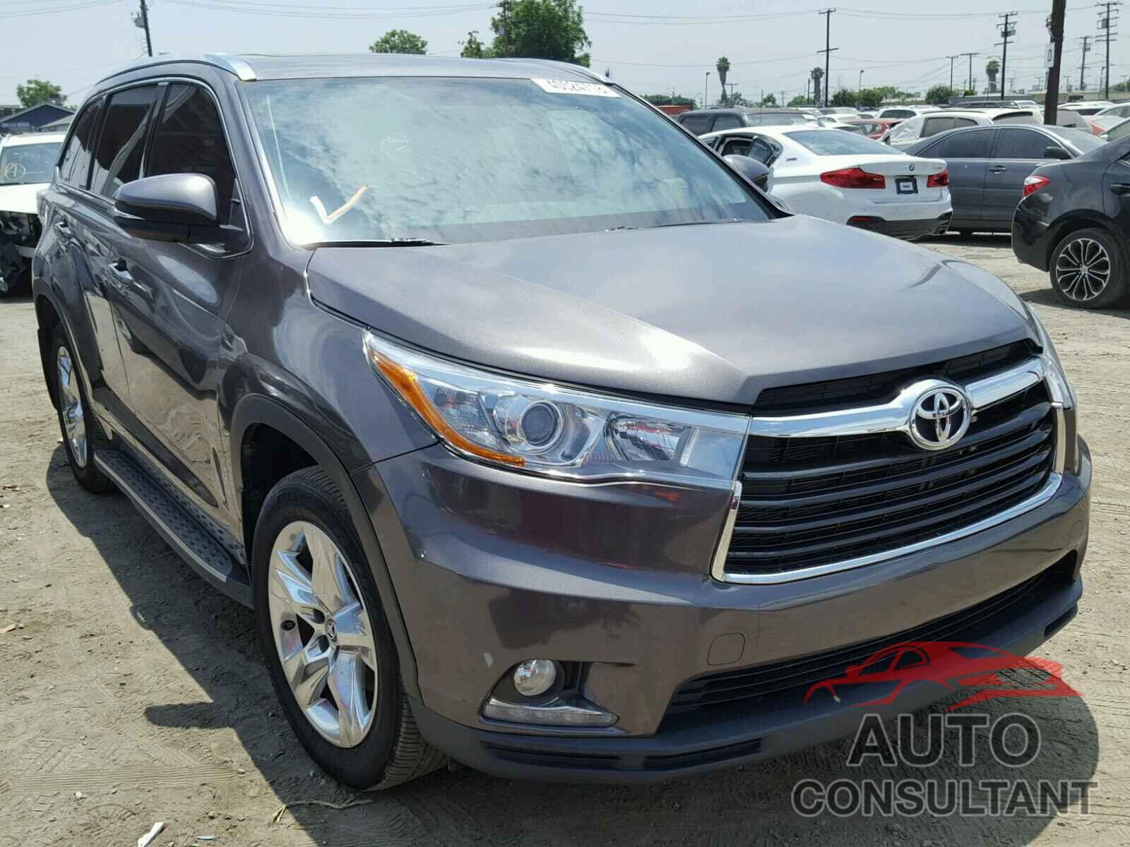 TOYOTA HIGHLANDER 2016 - 5TDYKRFHXGS128168