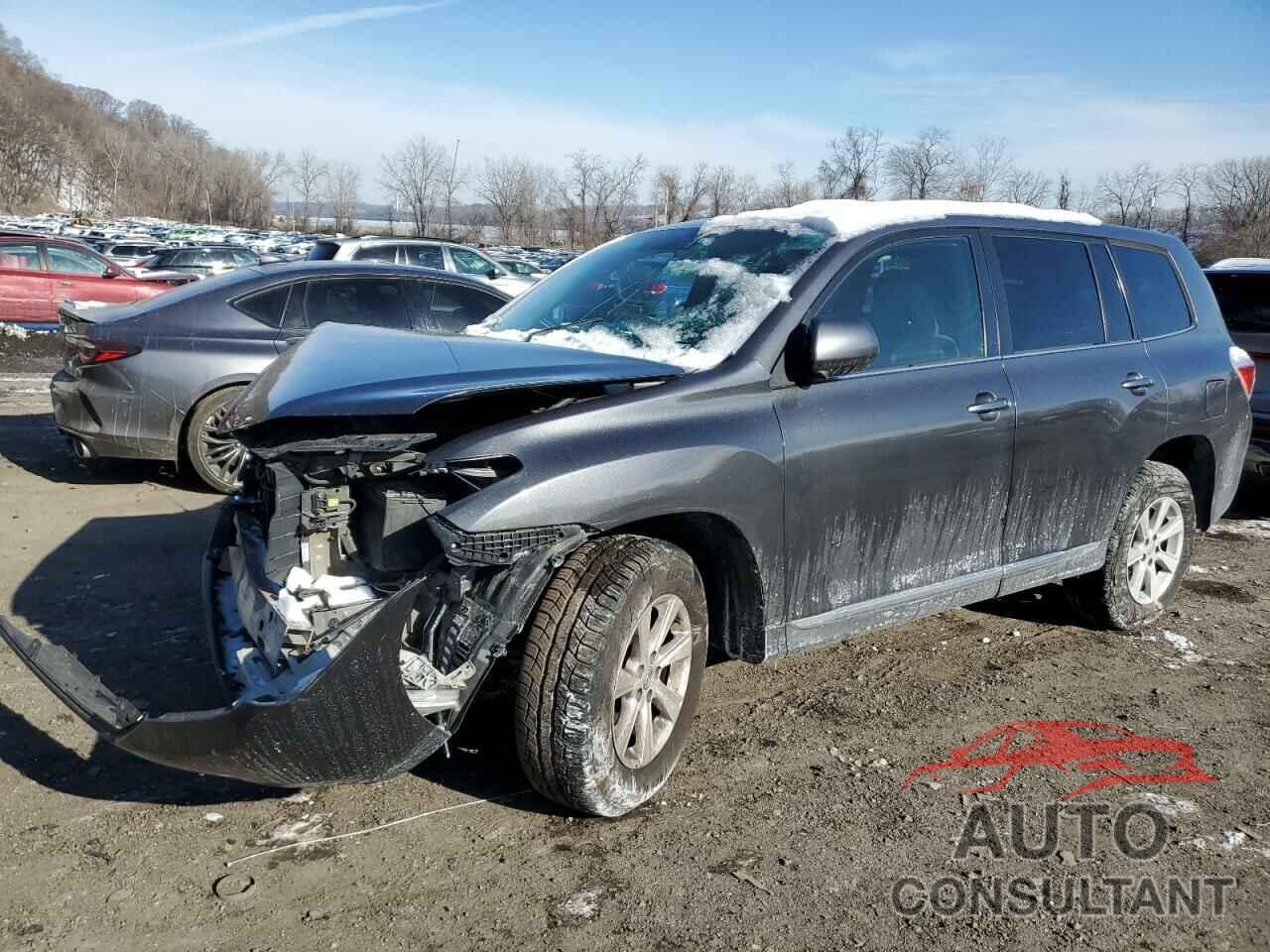 TOYOTA HIGHLANDER 2012 - 5TDBK3EH9CS129293