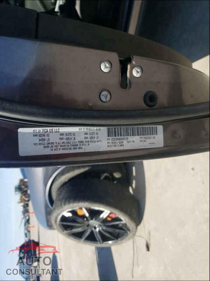 DODGE CHALLENGER 2016 - 2C3CDZAG6GH265128