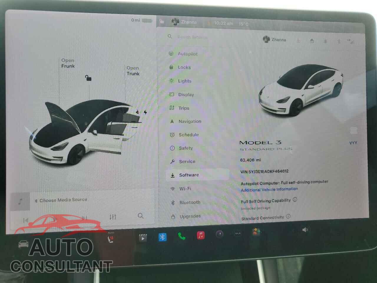 TESLA MODEL 3 2019 - 5YJ3E1EA0KF464612