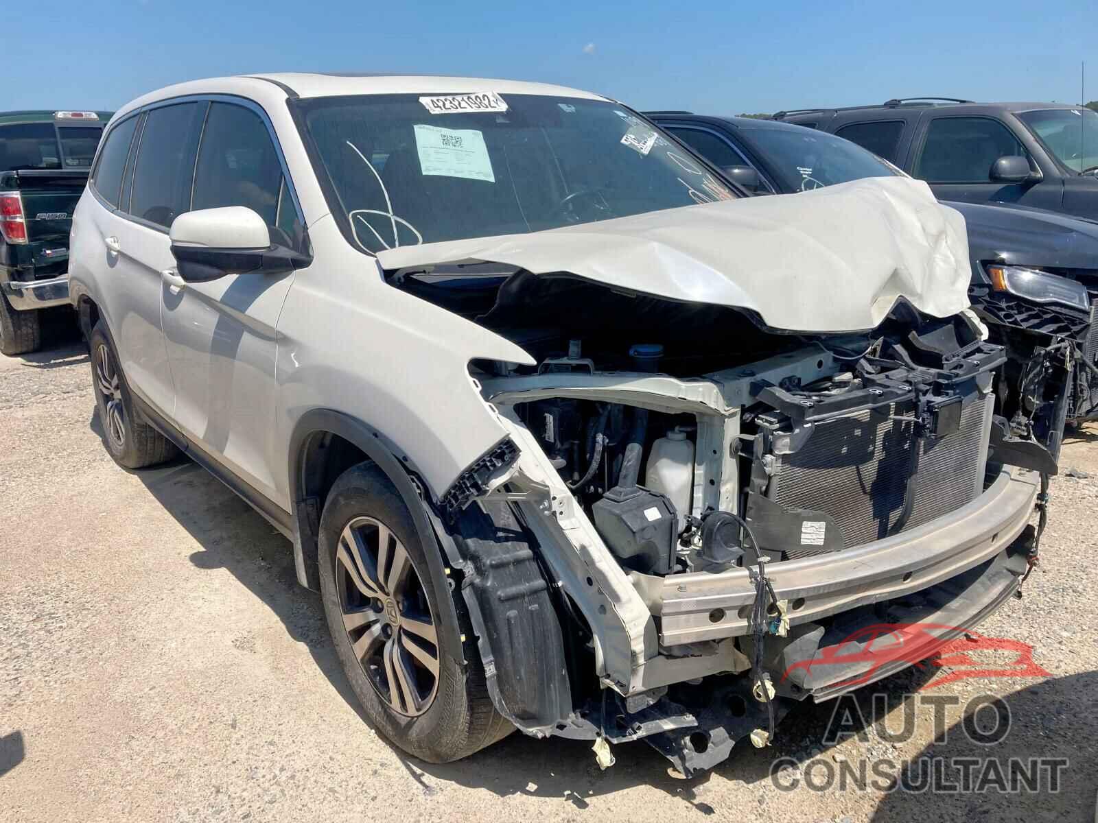 HONDA PILOT 2017 - 5FNYF5H6XHB042759