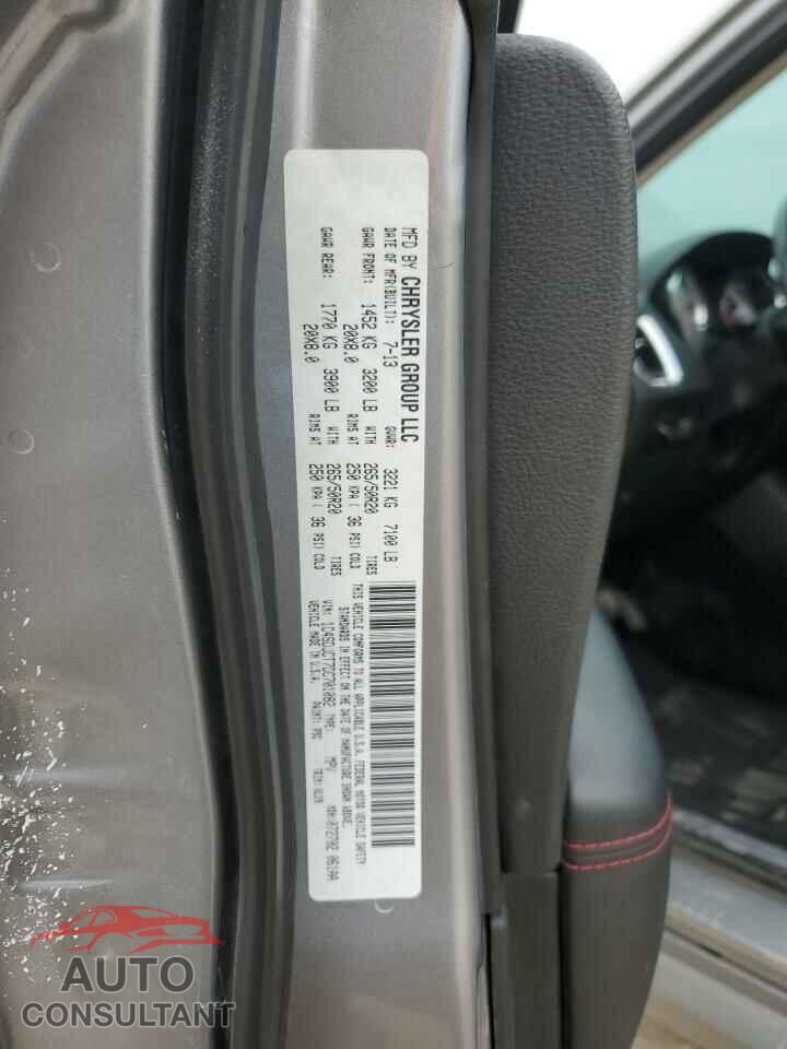 DODGE DURANGO 2013 - 1C4SDJCT7DC701082
