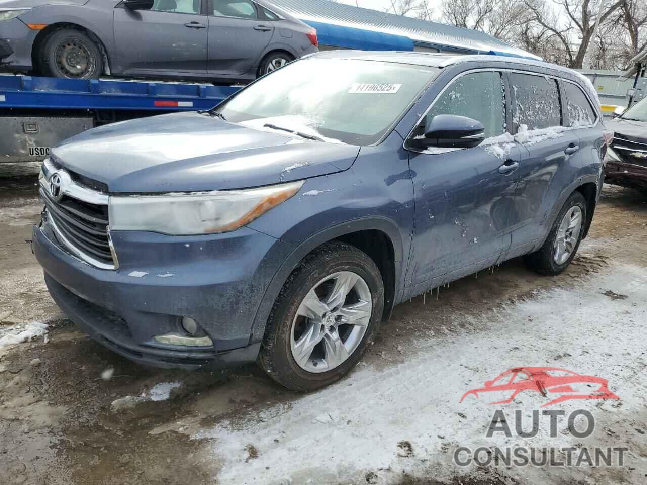 TOYOTA HIGHLANDER 2014 - 5TDDKRFH1ES042193