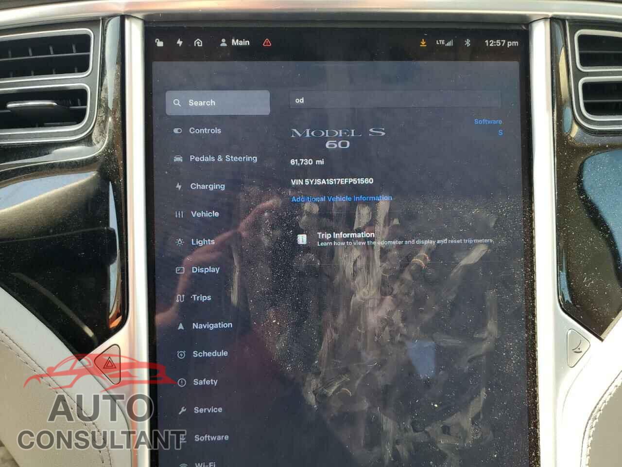 TESLA MODEL S 2014 - 5YJSA1S17EFP51560