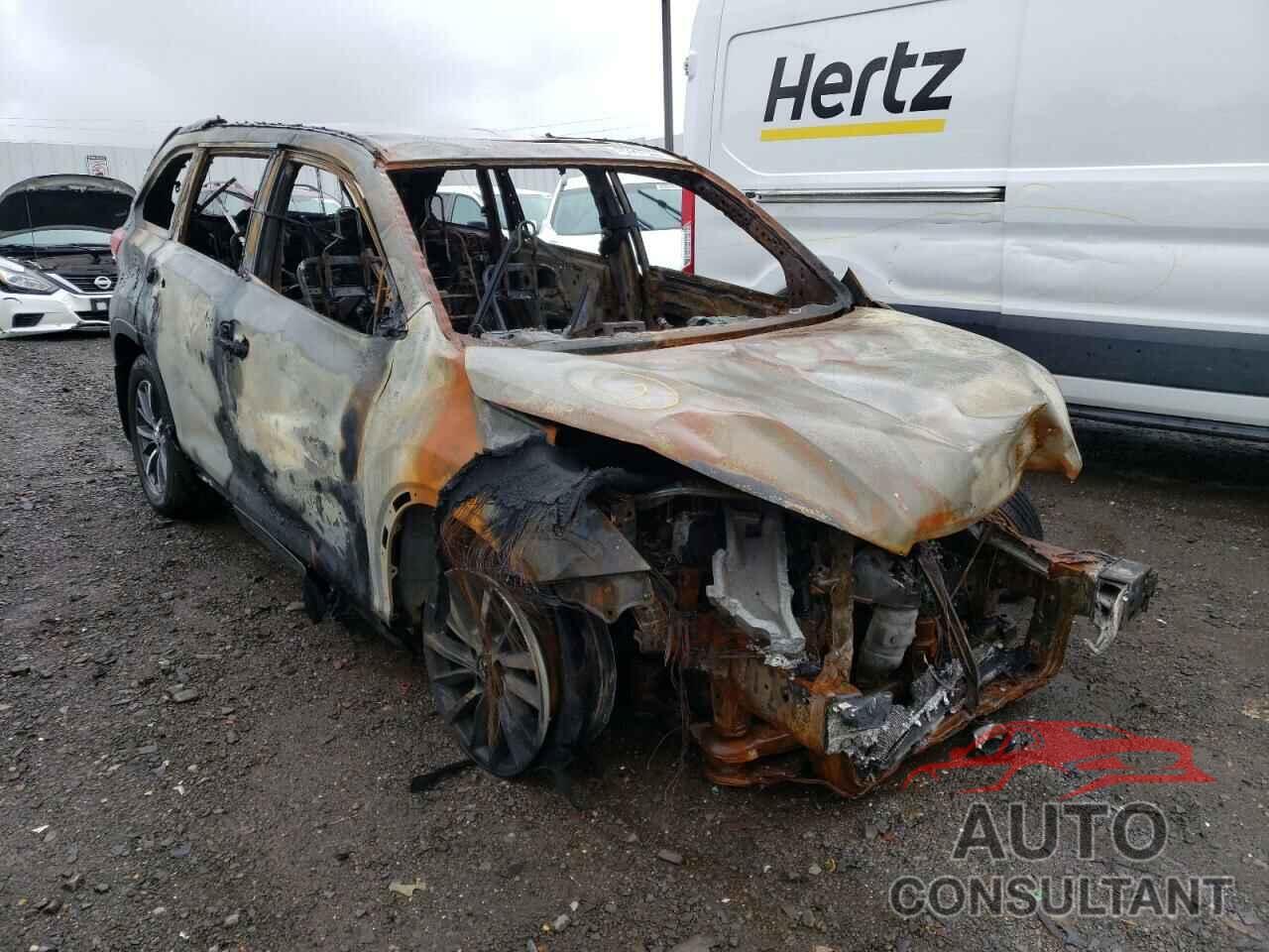 TOYOTA HIGHLANDER 2017 - 5TDJZRFHXHS424256