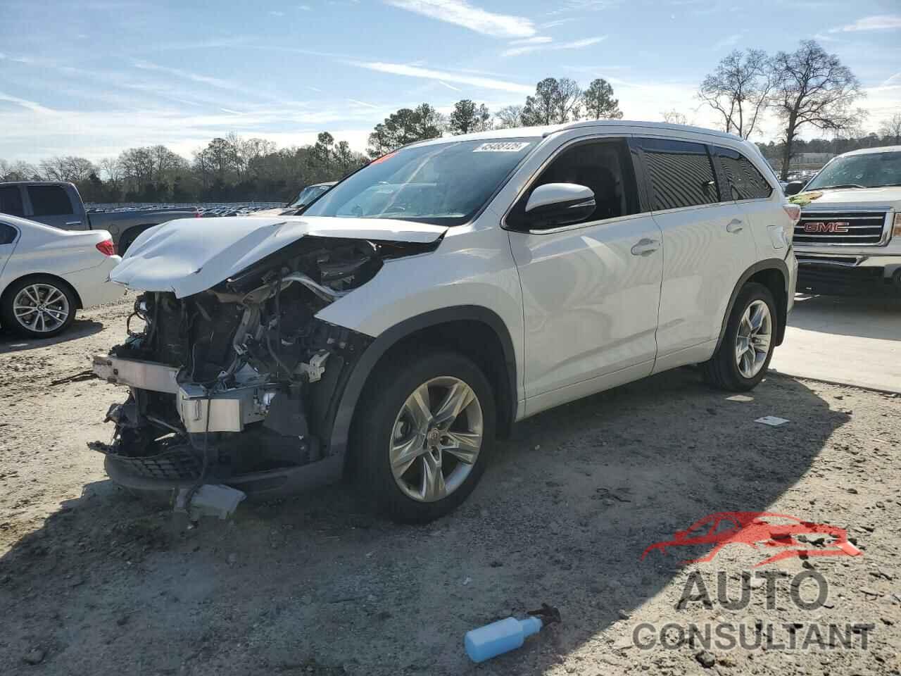 TOYOTA HIGHLANDER 2014 - 5TDDKRFH6ES043453