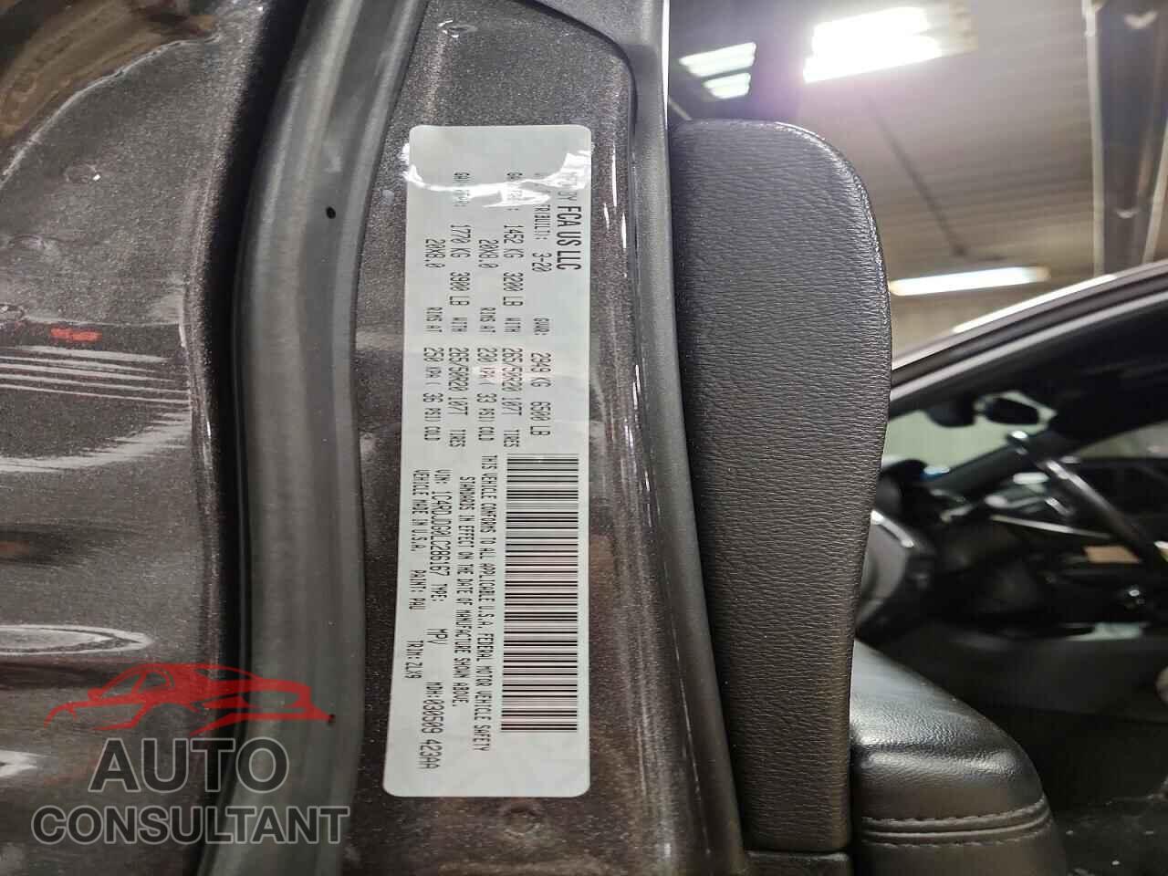 DODGE DURANGO 2020 - 1C4RDJDG0LC286167