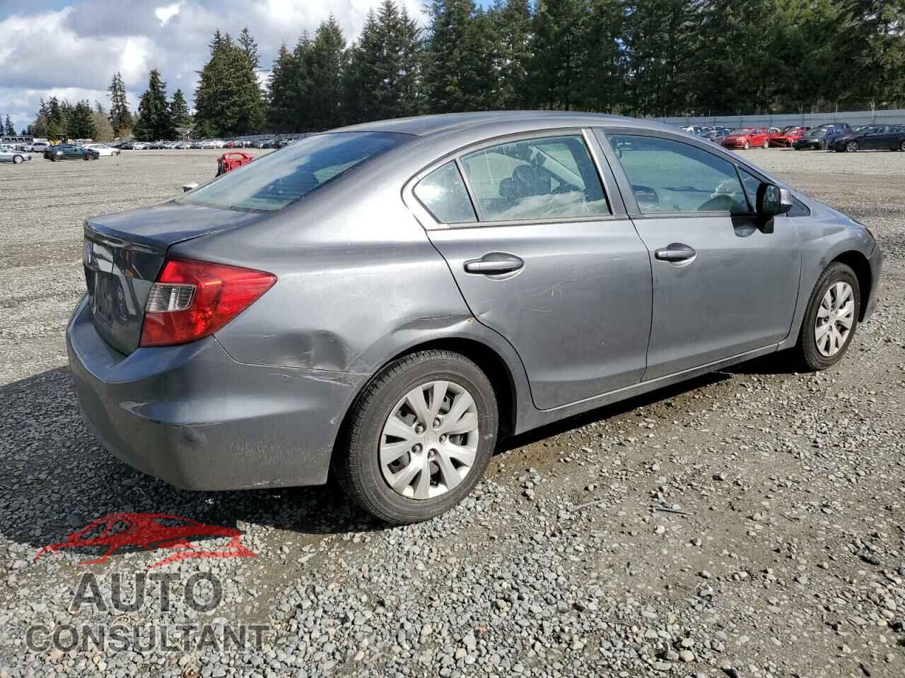 HONDA CIVIC 2012 - 19XFB2F56CE376927