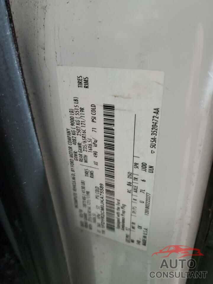 FORD TRANSIT 2018 - 1FDYR2CM0JKA75589