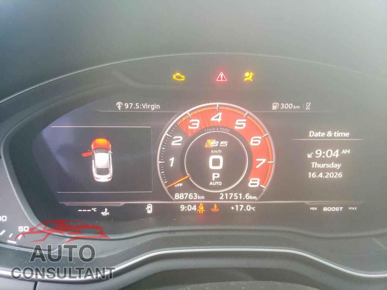 AUDI S5/RS5 2019 - WAUC4CF51KA048476