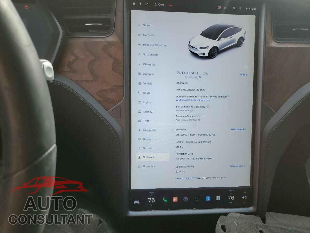 TESLA MODEL X 2019 - 5YJXCBE22KF153186