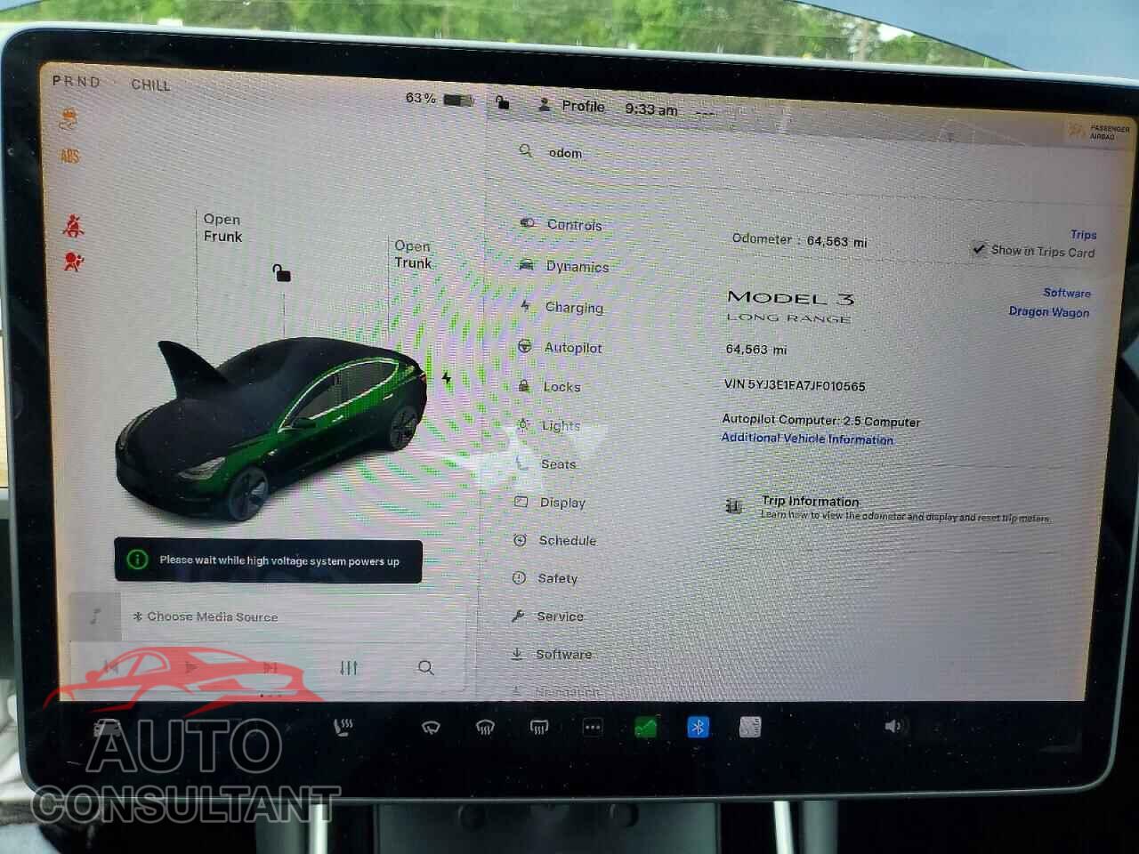 TESLA MODEL 3 2018 - 5YJ3E1EA7JF010565