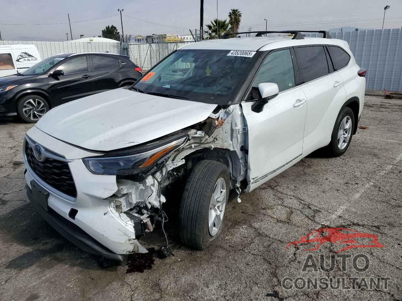 TOYOTA HIGHLANDER 2022 - 5TDBBRCH6NS551272