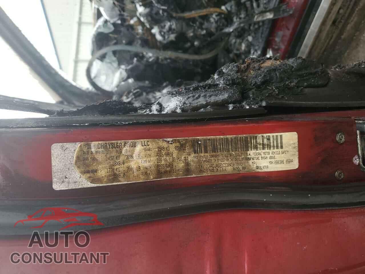 DODGE DURANGO 2013 - 1C4RDJAG2DC530410