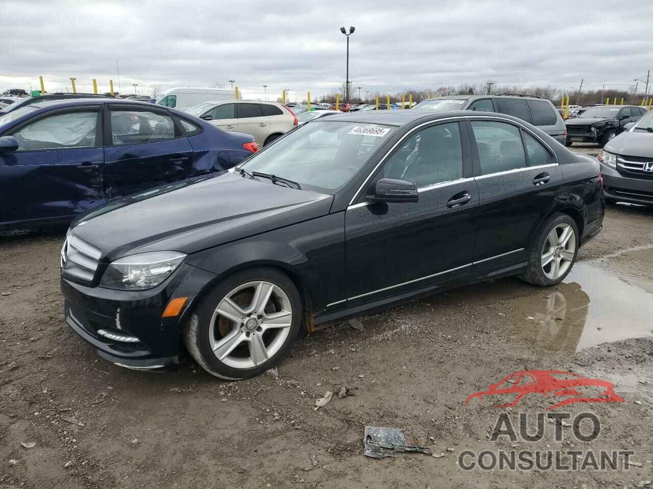 MERCEDES-BENZ C-CLASS 2011 - WDDGF8BB9BR185454