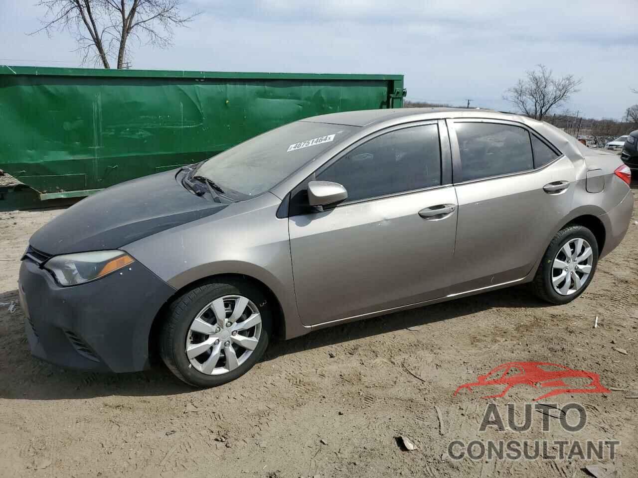 TOYOTA COROLLA 2016 - 2T1BURHE5GC541336