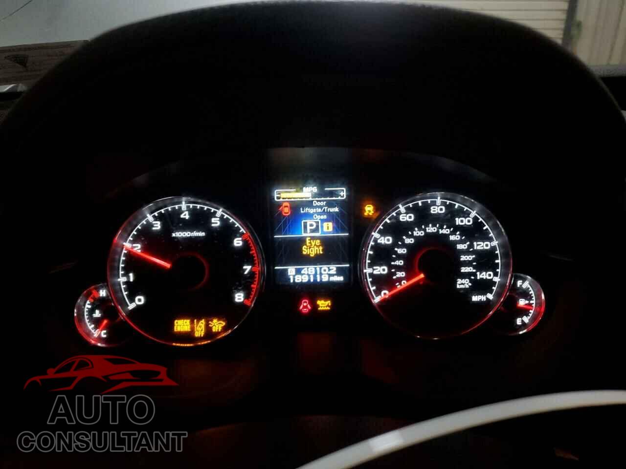 SUBARU OUTBACK 2013 - 4S4BRBPC0D3297975