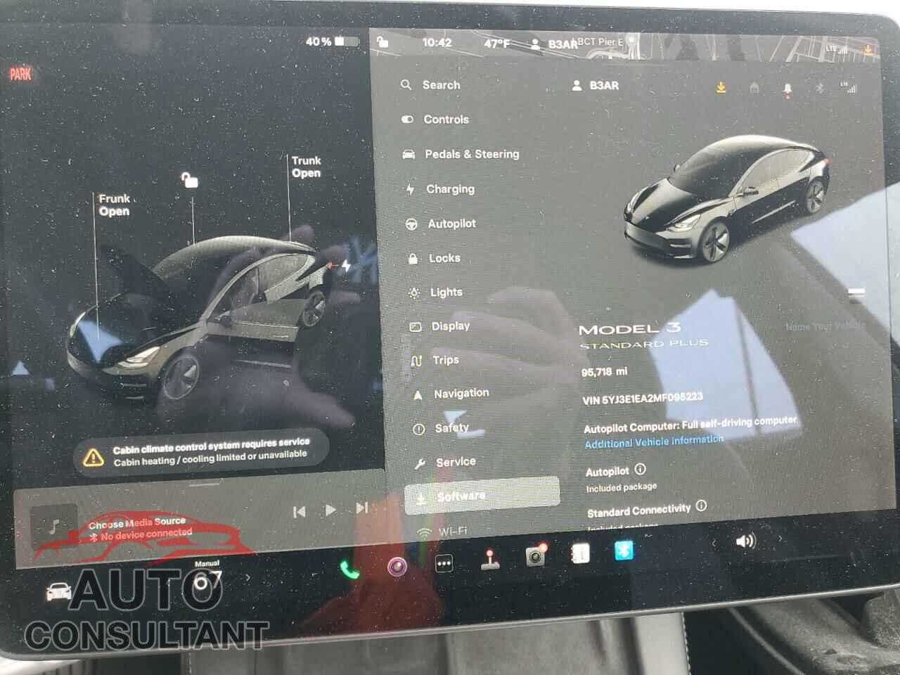 TESLA MODEL 3 2021 - 5YJ3E1EA2MF095223