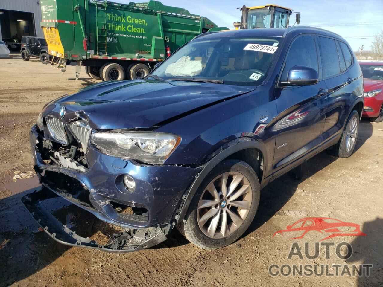 BMW X3 2016 - 5UXWX9C58G0D92965