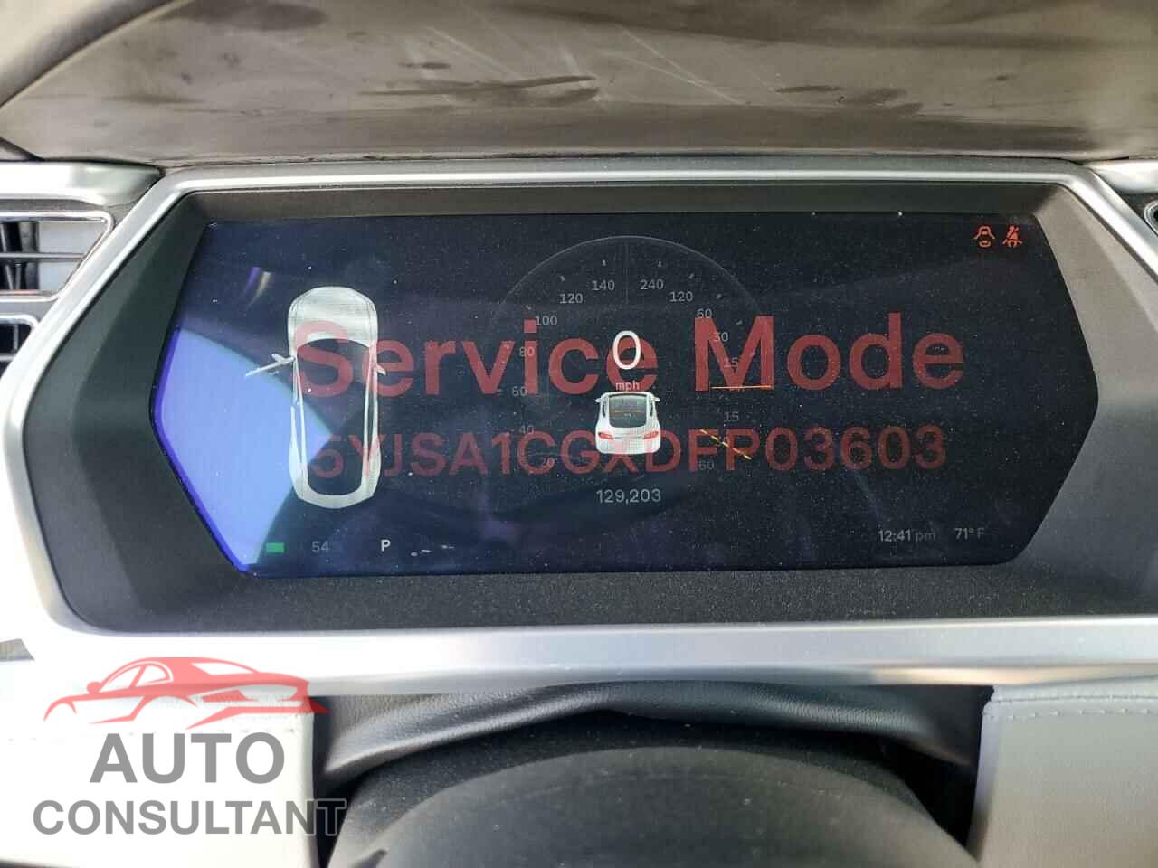 TESLA MODEL S 2013 - 5YJSA1CGXDFP03603