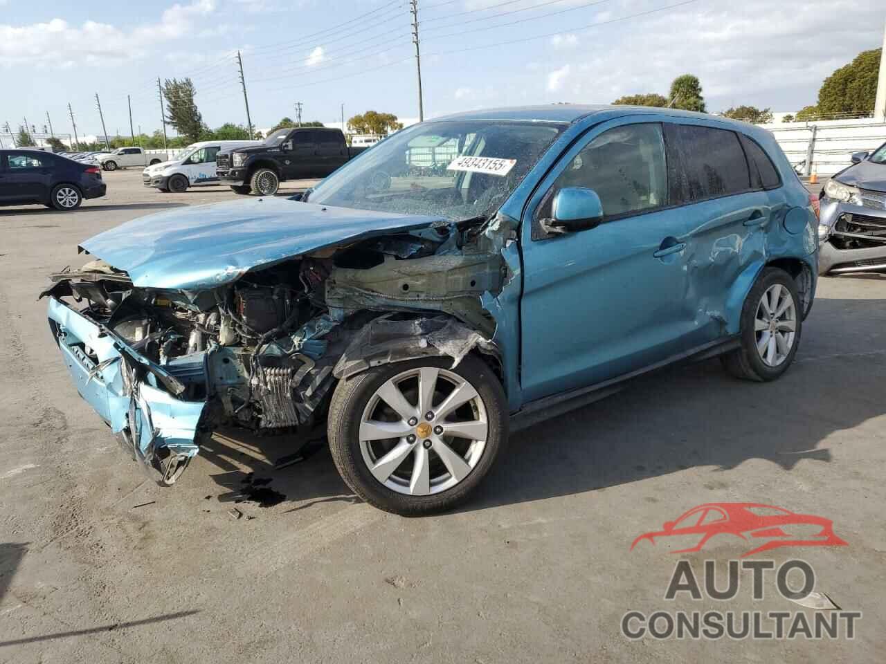 MITSUBISHI OUTLANDER 2013 - 4A4AR3AU8DE007423