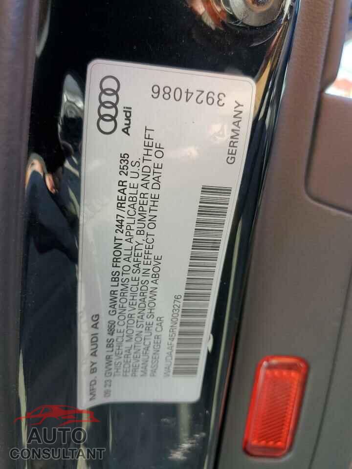 AUDI A4 2024 - WAUDAAF45RN003276