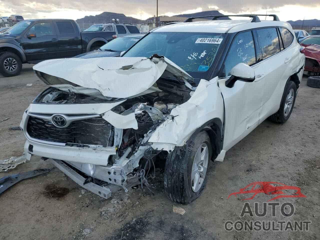 TOYOTA HIGHLANDER 2021 - 5TDCZRAH4MS075508