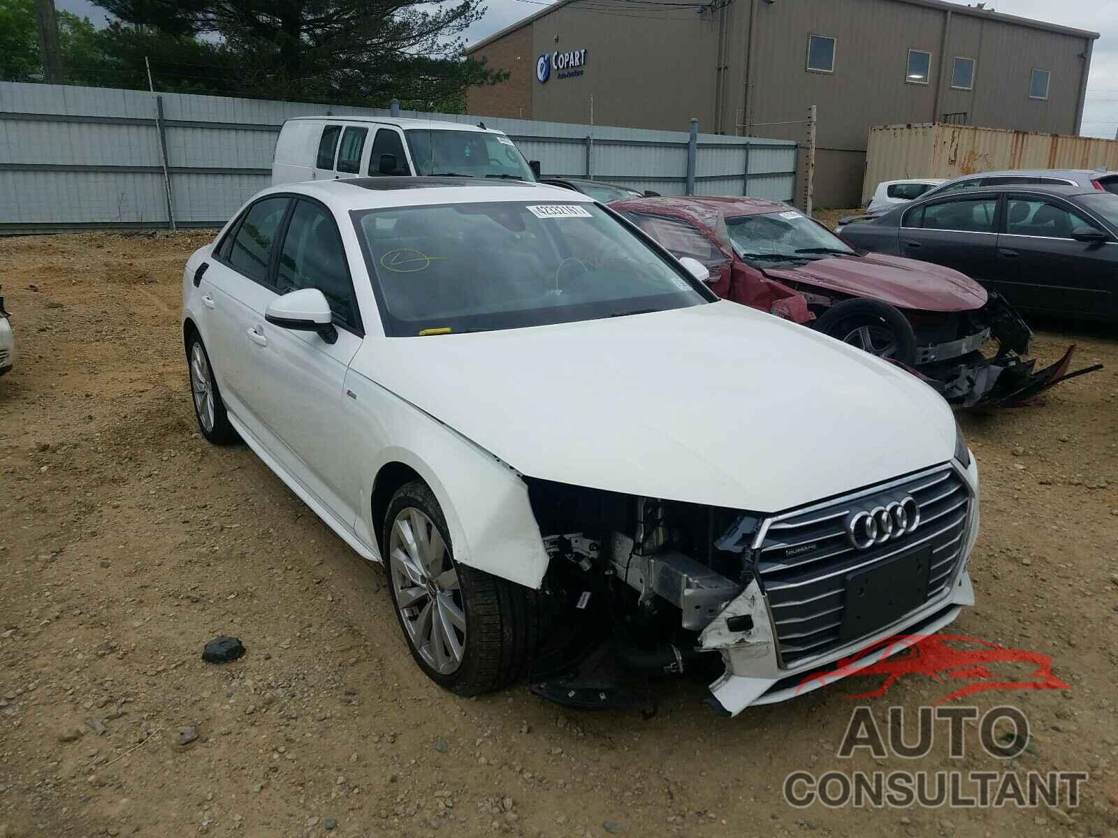 AUDI A4 2018 - WAUDNAF44JA076817