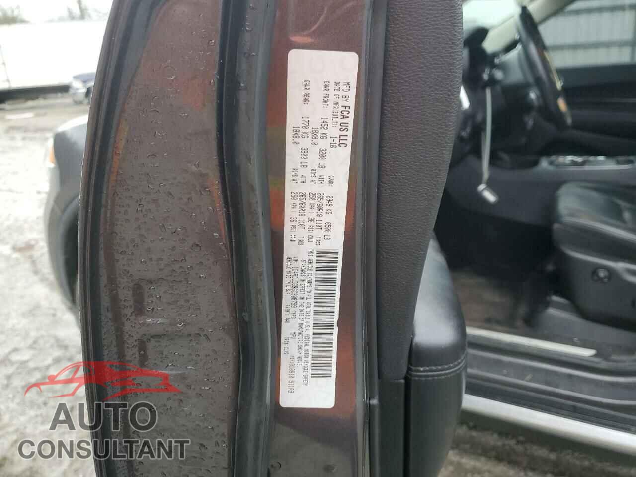 DODGE DURANGO 2016 - 1C4RDJDG9GC308799