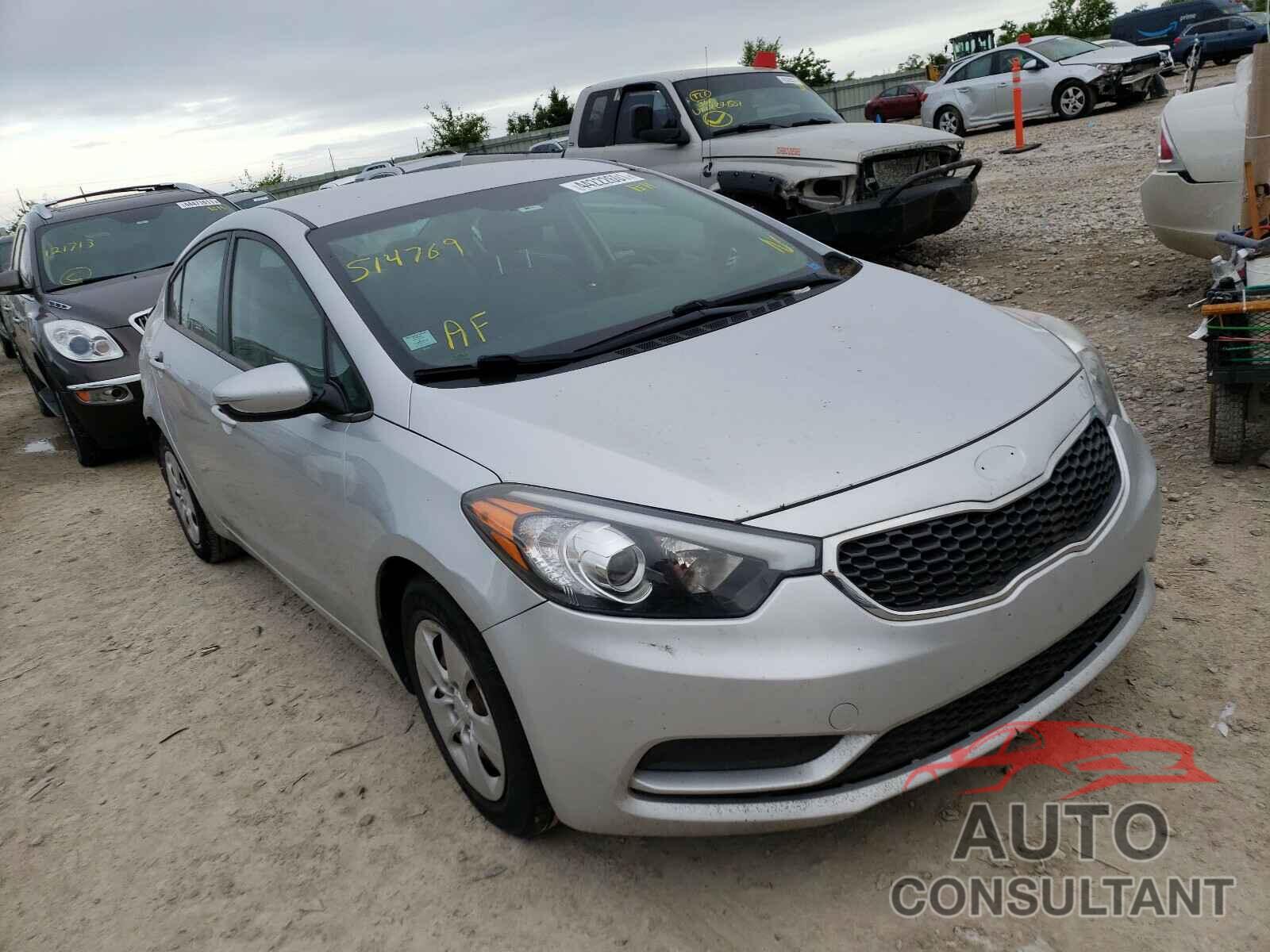 KIA FORTE 2016 - KNAFK4A61G5514769