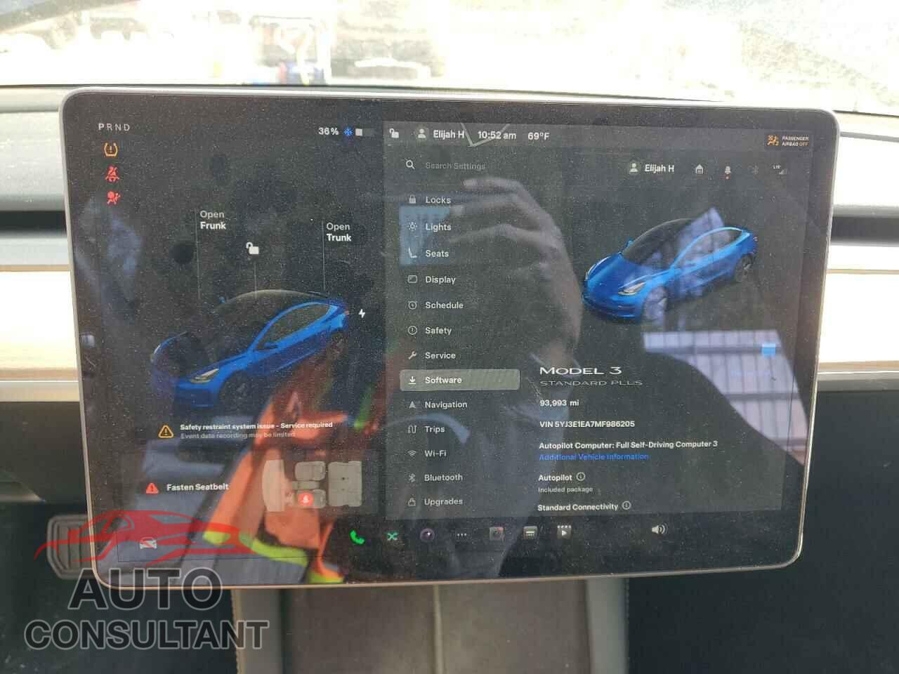 TESLA MODEL 3 2021 - 5YJ3E1EA7MF986205