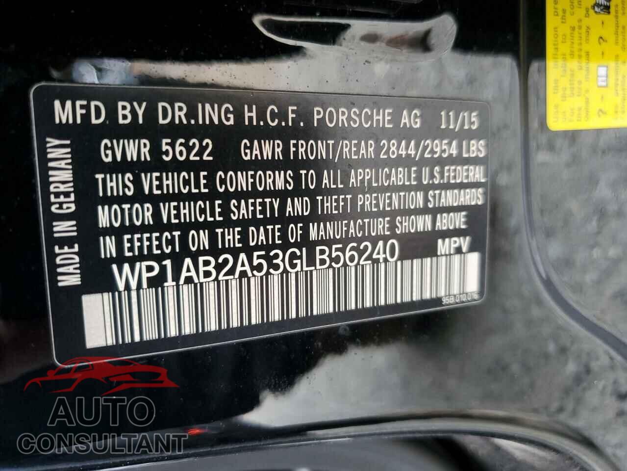 PORSCHE MACAN 2016 - WP1AB2A53GLB56240