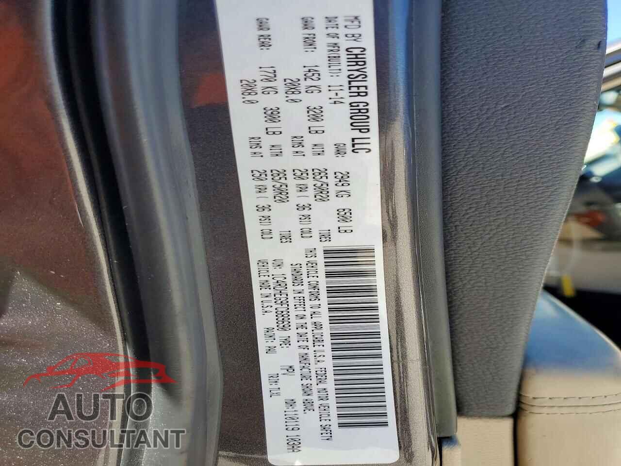 DODGE DURANGO 2015 - 1C4RDHEG9FC689690