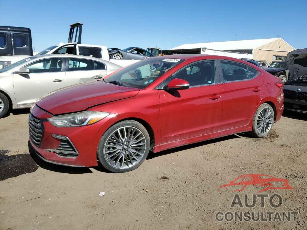 HYUNDAI ELANTRA 2018 - KMHD04LB0JU483825