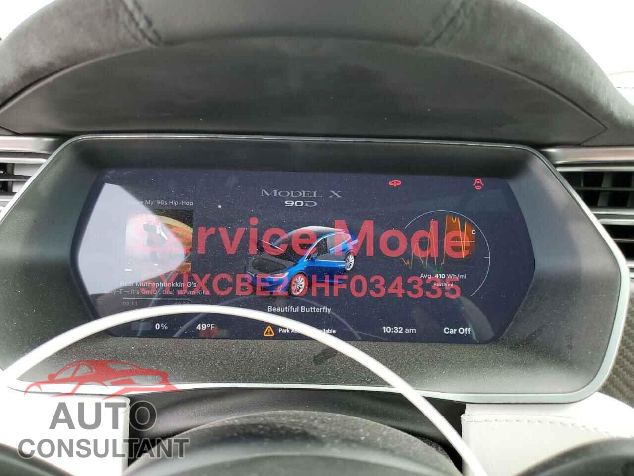 TESLA MODEL X 2017 - 5YJXCBE20HF034335
