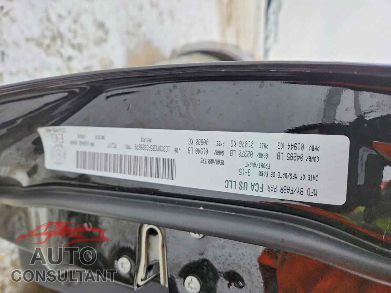 DODGE DART 2015 - 1C3CDFEB5FD320676