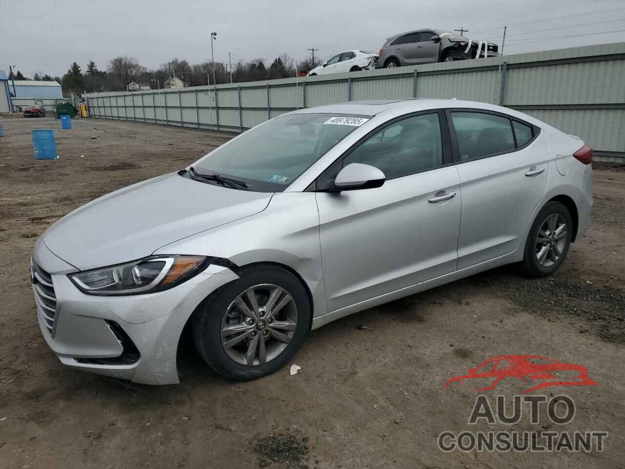 HYUNDAI ELANTRA 2018 - KMHD84LF2JU499732