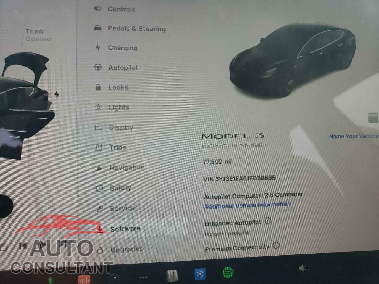 TESLA MODEL 3 2018 - 5YJ3E1EA5JF038865