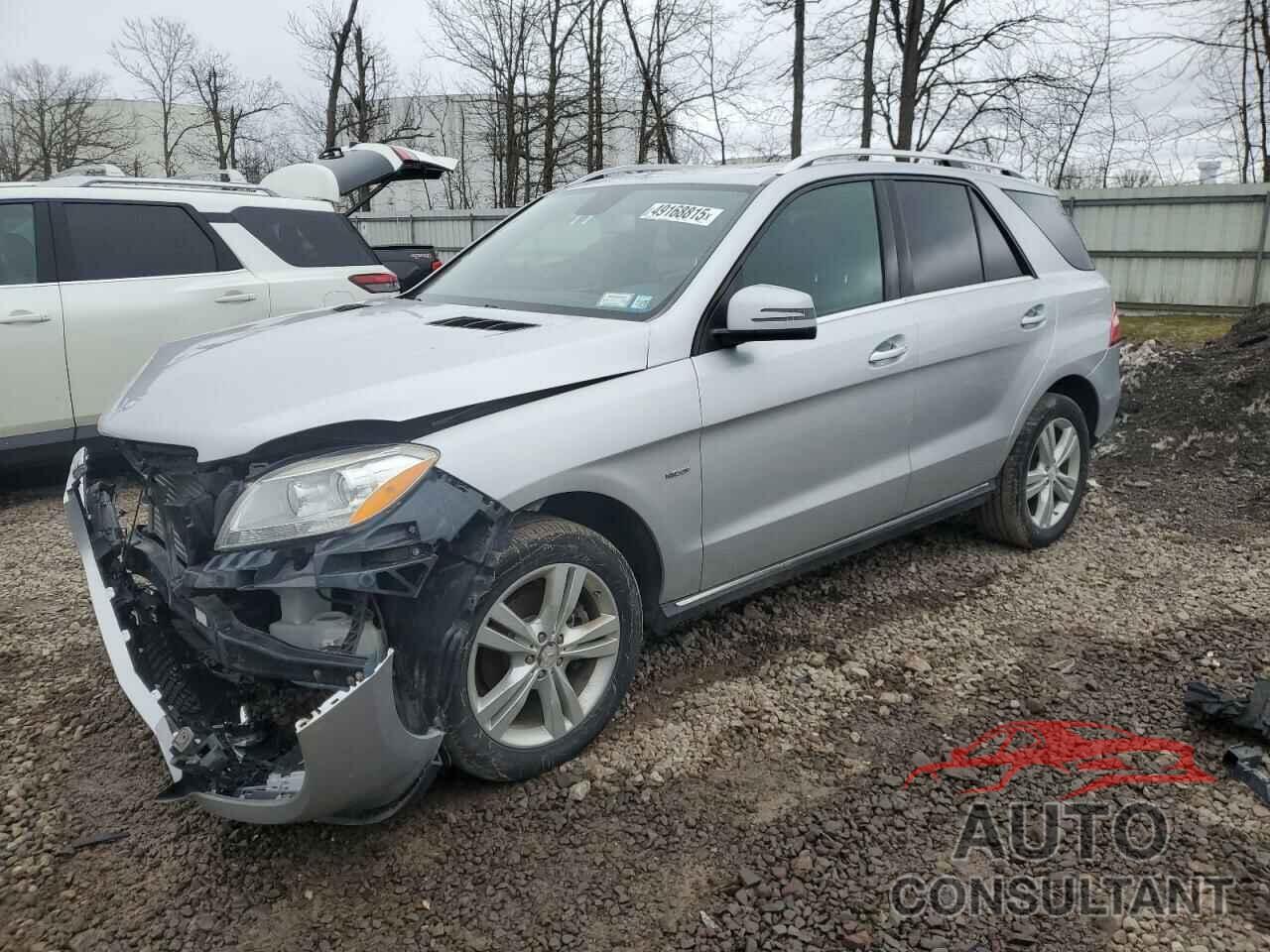 MERCEDES-BENZ M-CLASS 2012 - 4JGDA2EB1CA024080
