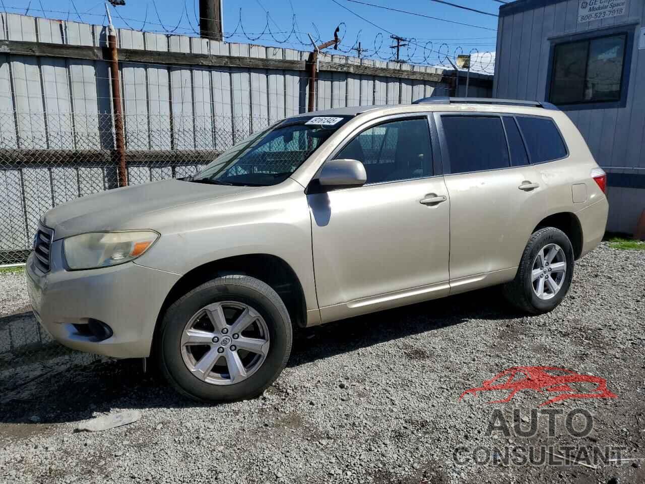 TOYOTA HIGHLANDER 2009 - JTEDA41A192004939