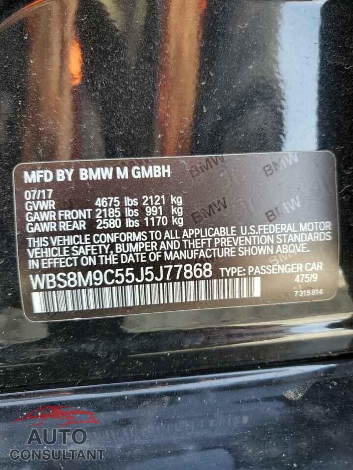 BMW M3 2018 - WBS8M9C55J5J77868