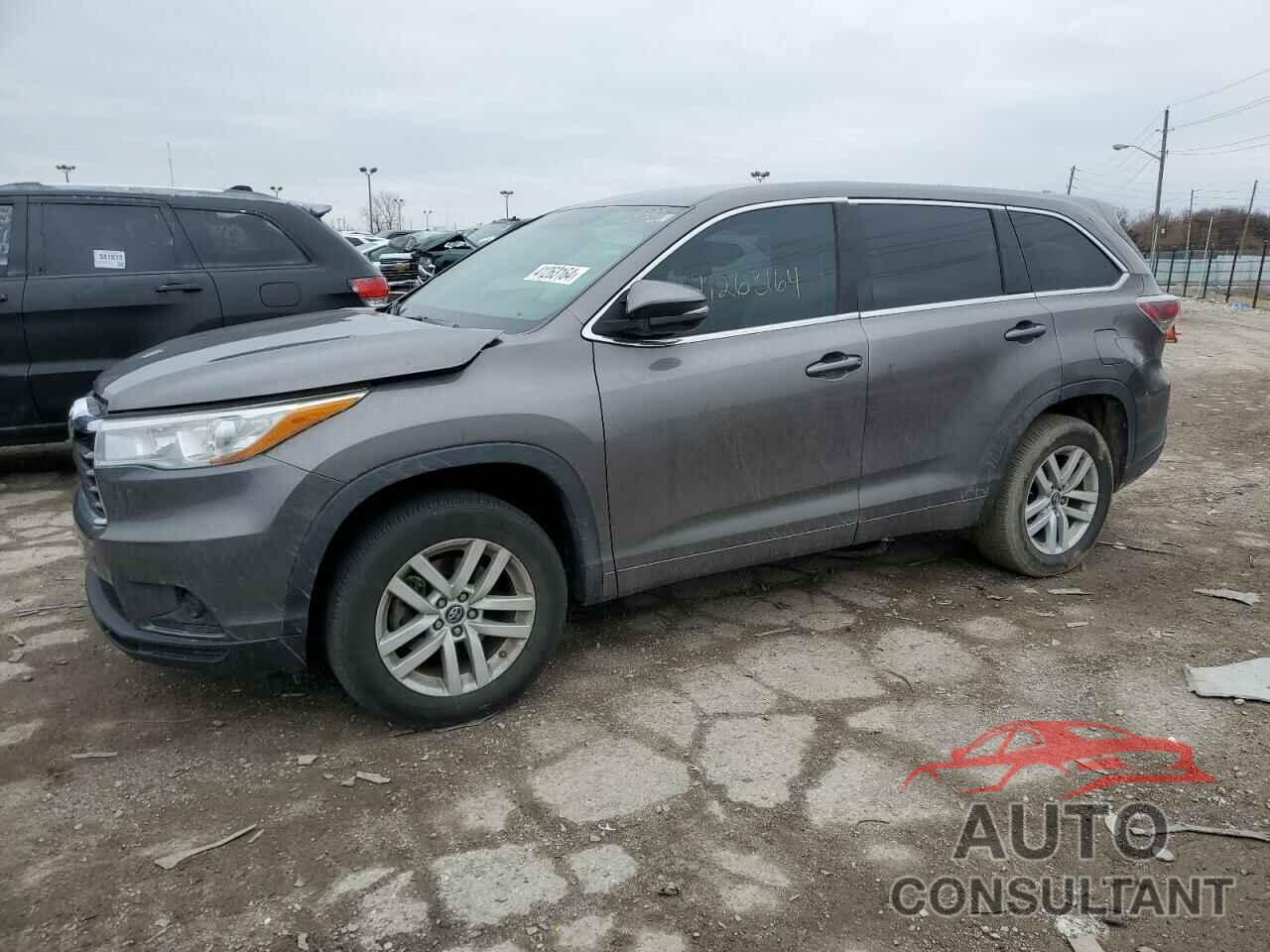 TOYOTA HIGHLANDER 2016 - 5TDZARFH1GS022893