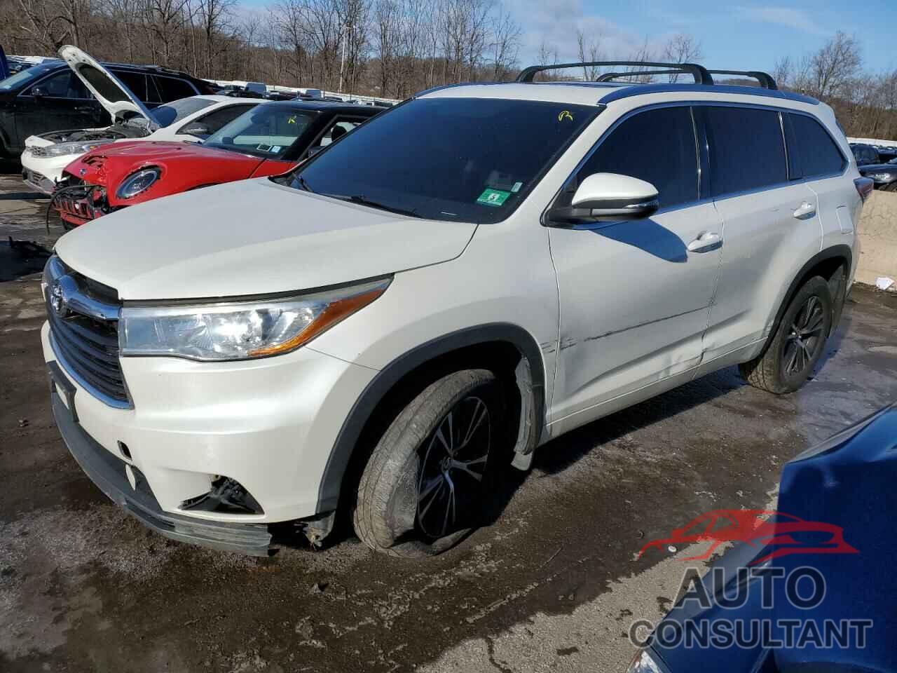 TOYOTA HIGHLANDER 2016 - 5TDJKRFH5GS278755