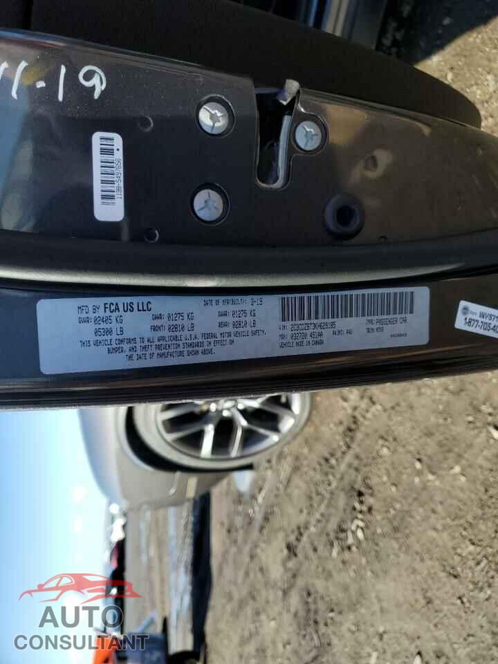 DODGE CHALLENGER 2019 - 2C3CDZBT3KH629185