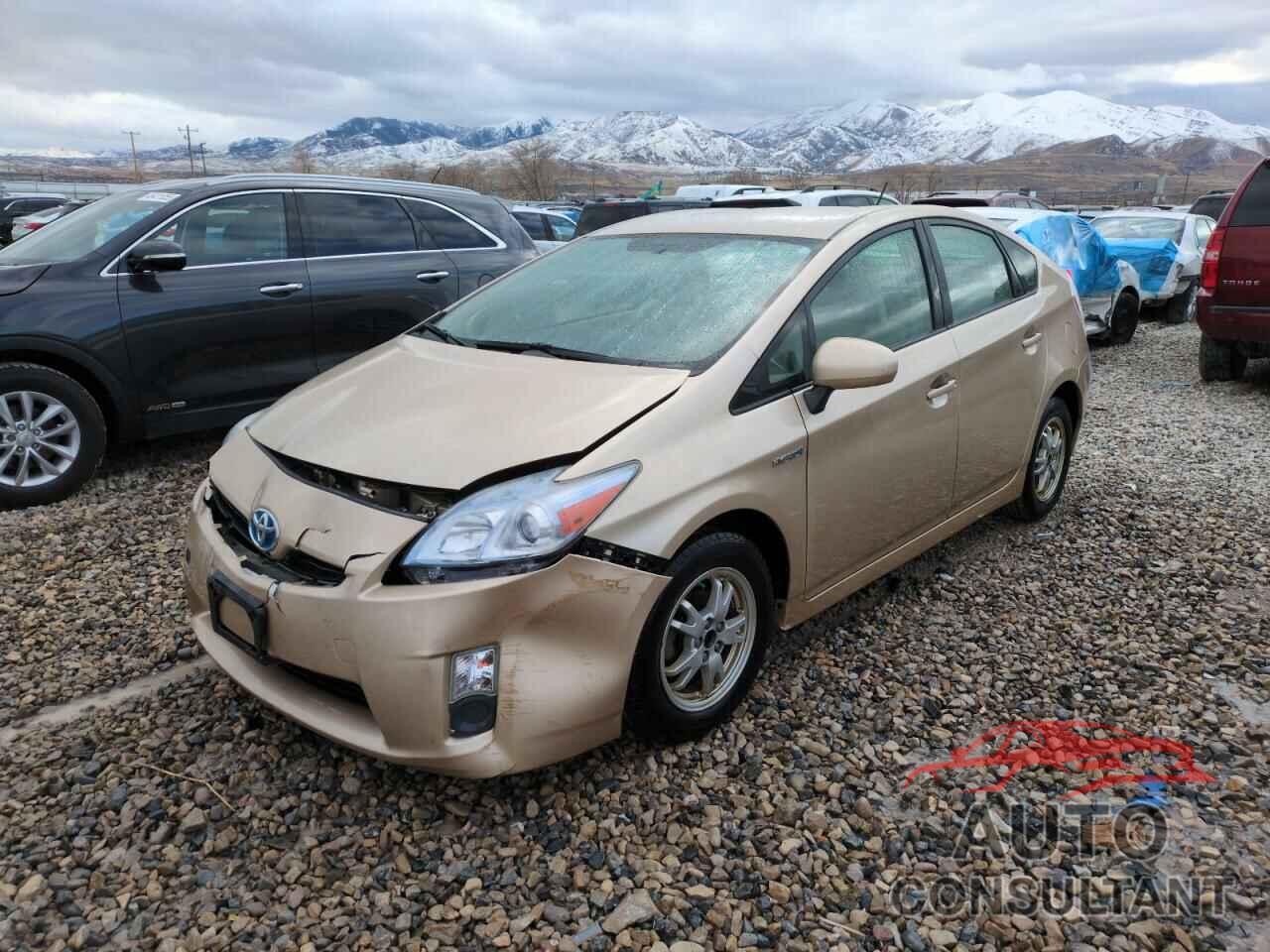 TOYOTA PRIUS 2010 - JTDKN3DUXA0038250