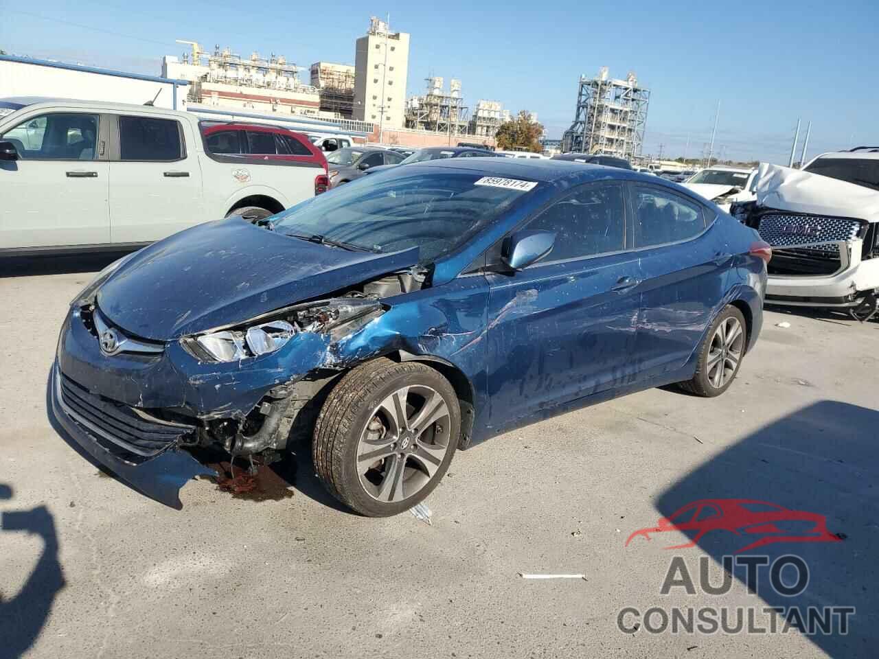 HYUNDAI ELANTRA 2014 - KMHDH4AH0EU135075
