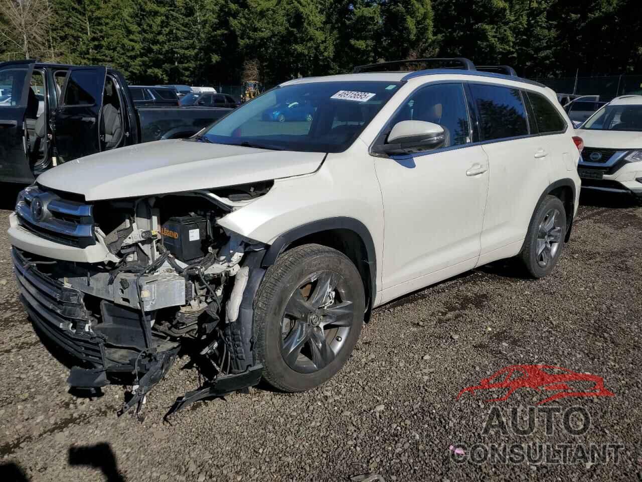 TOYOTA HIGHLANDER 2018 - 5TDDZRFH2JS882294