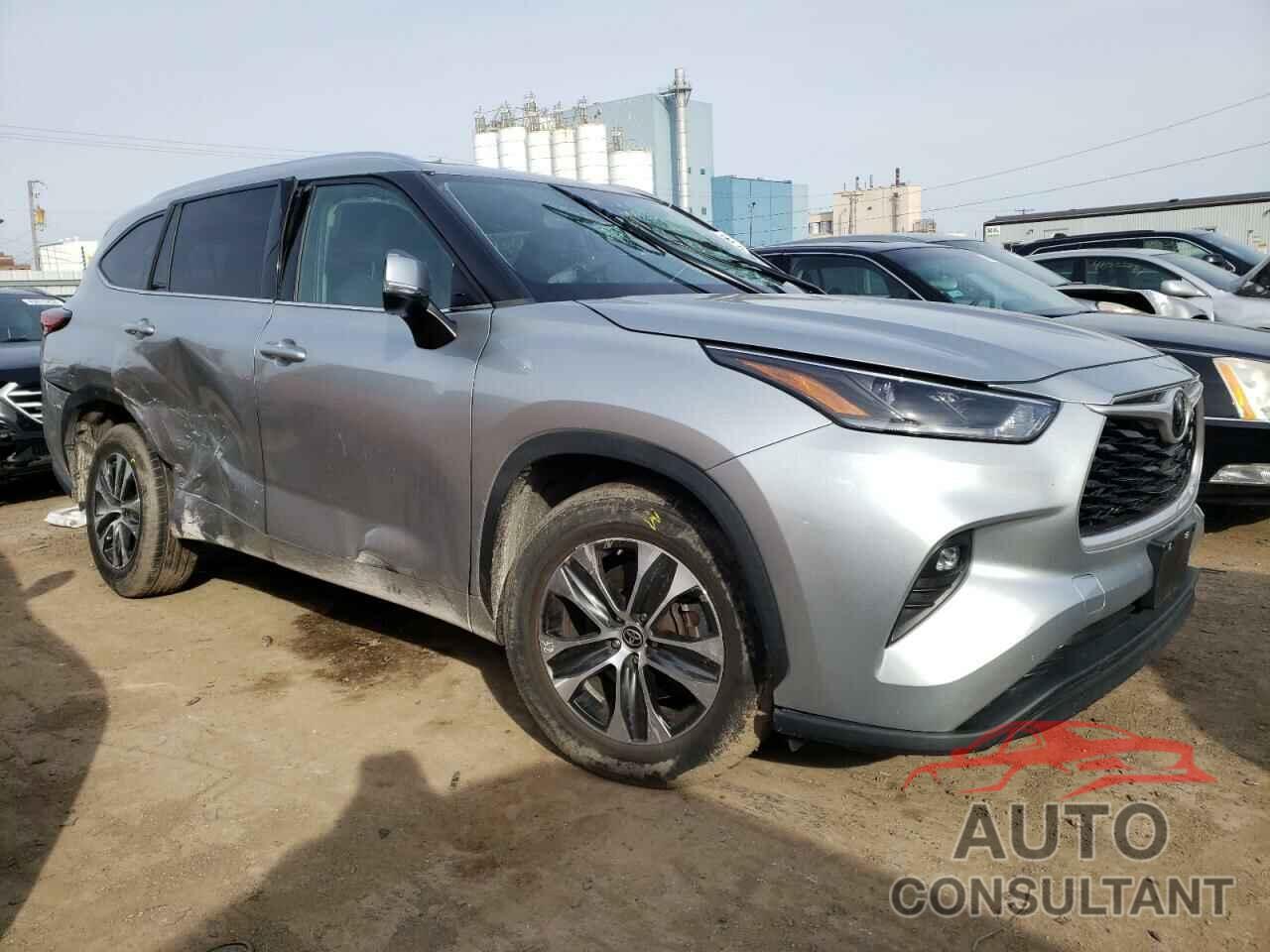 TOYOTA HIGHLANDER 2021 - 5TDGZRAH1MS040989